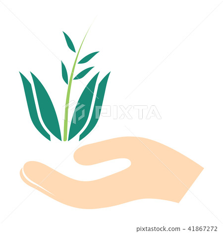 vector green ecology sign, green environment illustration symbol - eco icon. 41867272