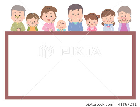 Family Photo Frame Clip Art