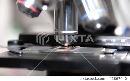 Microscope in laboratory. Microscope in laboratory. 41867440