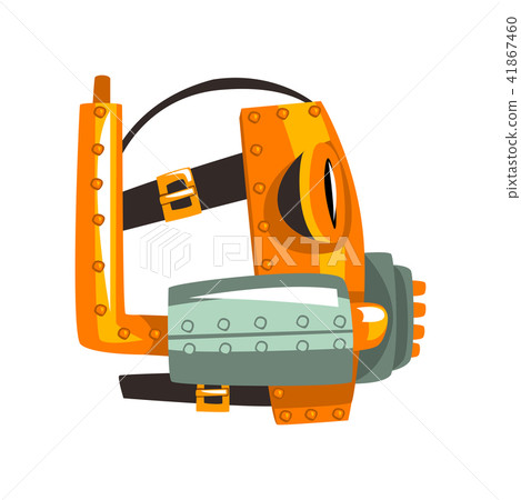 Steampunk design element, antique mechanical device or mechanism vector Illustration on a white 41867460