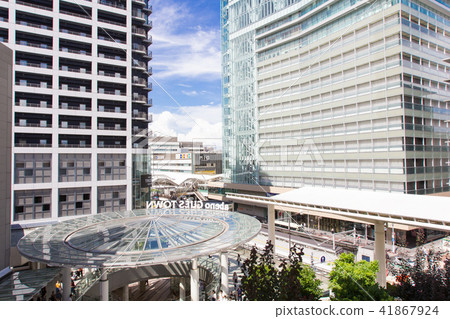 阿倍野Harukas和天王寺的街道 41867924