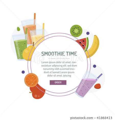 Smoothie bar banner Smoothie bar banner 41868413