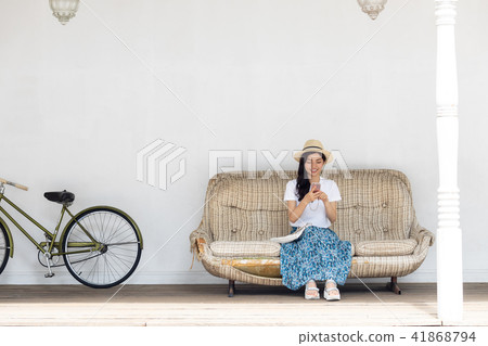 A young lady on the trip 41868794