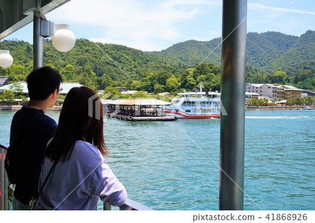 宮島廣島渡輪宮島松島輪船嚴島性別宮島碼頭 41868926