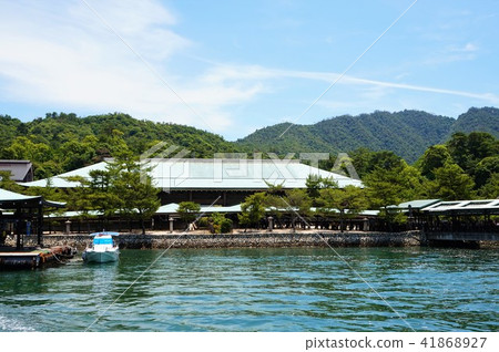 宮島廣島渡輪嚴島客船登陸宮島碼頭 宮島廣島渡輪嚴島客船登陸宮島碼頭 41868927