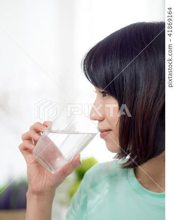 Woman after exercise Woman after exercise 41869164