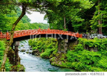 在日光的Shinkyo橋 在日光的Shinkyo橋 41870111