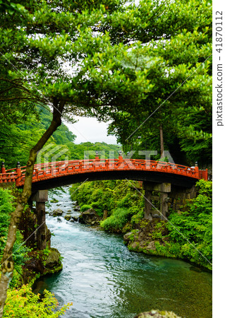 在日光的Shinkyo橋 在日光的Shinkyo橋 41870112