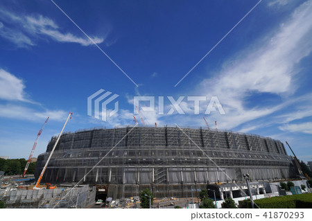 Tokyo's Urban Landscape in Japan "New National Stadium Under Construction" Tokyo's Urban Landscape in Japan "New National Stadium Under Construction" 41870293