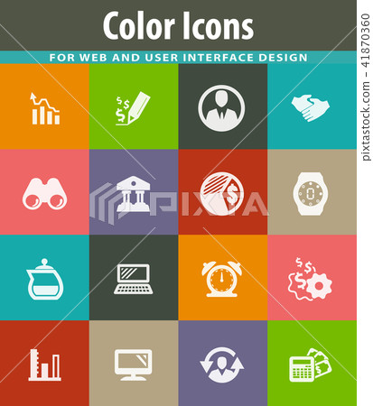 Business management and human resources icons set Business management and human resources icons set 41870360