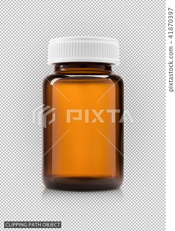 Blank packaging brown glass supplement bottle Blank packaging brown glass supplement bottle 41870397
