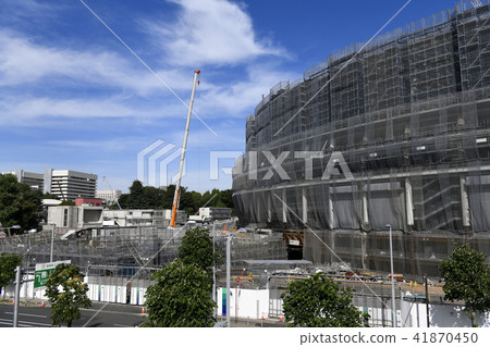 Tokyo's Urban Landscape in Japan "New National Stadium Under Construction" Tokyo's Urban Landscape in Japan "New National Stadium Under Construction" 41870450