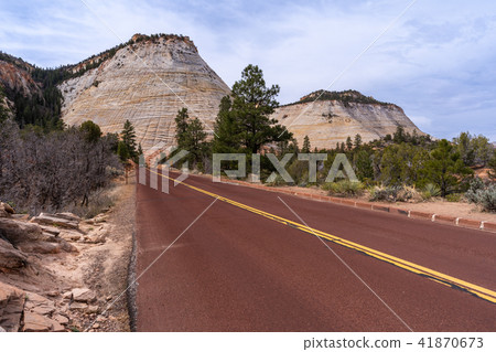 Checkerboard Mesa at Zion national park 41870673