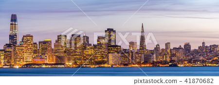 San Francisco downtown skyline San Francisco downtown skyline 41870682