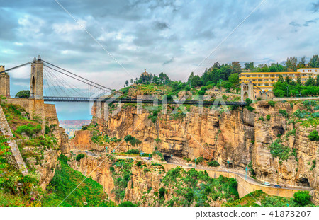 Sidi M'Cid Bridge across the Rhummel River in Constantine, Algeria Sidi M'Cid Bridge across the Rhummel River in Constantine, Algeria 41873207
