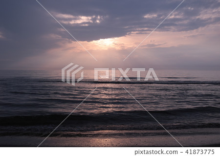 Dusk of Senri-gama, Ishikawa Prefecture 41873775
