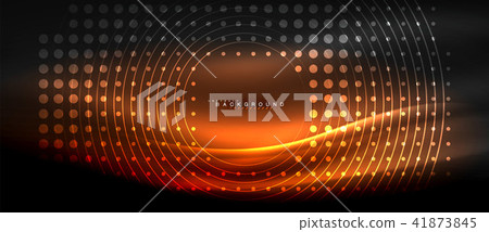 Neon glowing lines, magic energy space light concept, abstract background wallpaper design Neon glowing lines, magic energy space light concept, abstract background wallpaper design 41873845
