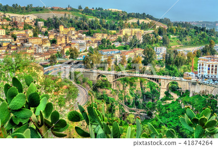 El-Kantara Bridge across the Rhummel River in Constantine, Algeria 41874264