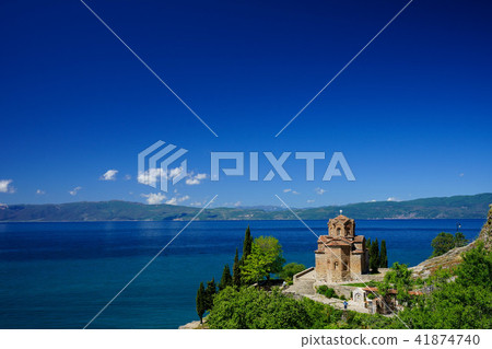 The Cathedral of Sveti Yovan Caneo of the natural and cultural heritage of the Ohrid region of Macedonia 41874740