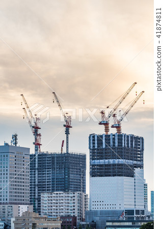 Construction image of high rise apartment Construction image of high rise apartment 41874811