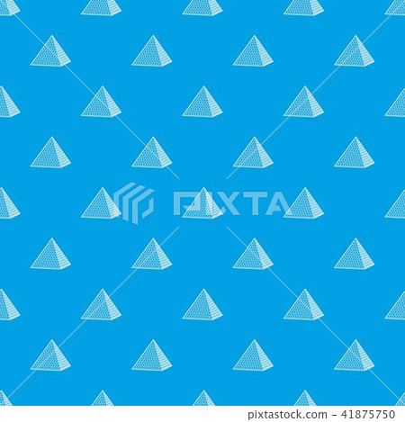 Louvre pyramid pattern vector seamless blue-插圖素材 [41875750] - PIXTA圖庫