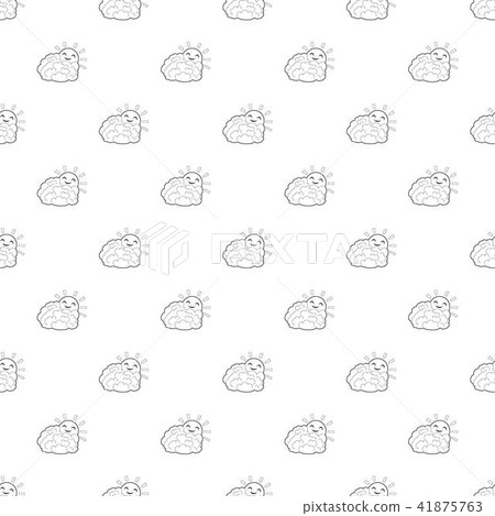 Sun and cloud pattern vector seamless Sun and cloud pattern vector seamless 41875763