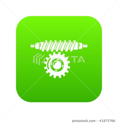 Worm gear icon, simple style. Worm gear icon, simple style. 41875766