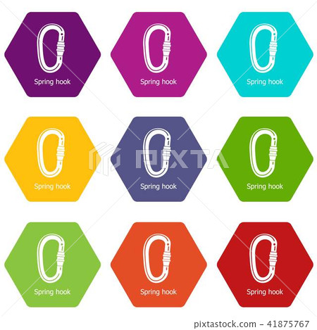Carbine icons set 9 vector Carbine icons set 9 vector 41875767