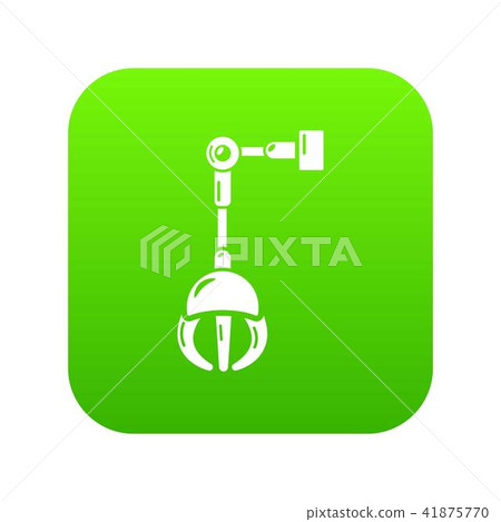 Mechanical grabber icon, simple style. Mechanical grabber icon, simple style. 41875770