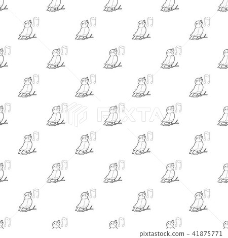 Bird singing pattern vector seamless Bird singing pattern vector seamless 41875771