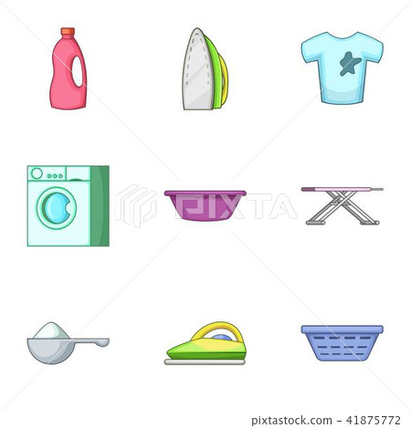 Stroke icons set, cartoon style Stroke icons set, cartoon style 41875772