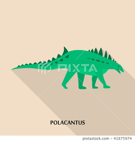 Polacantus icon, flat style Polacantus icon, flat style 41875974