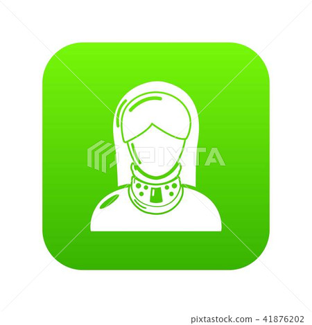 Cervical retainer icon, simple style. Cervical retainer icon, simple style. 41876202