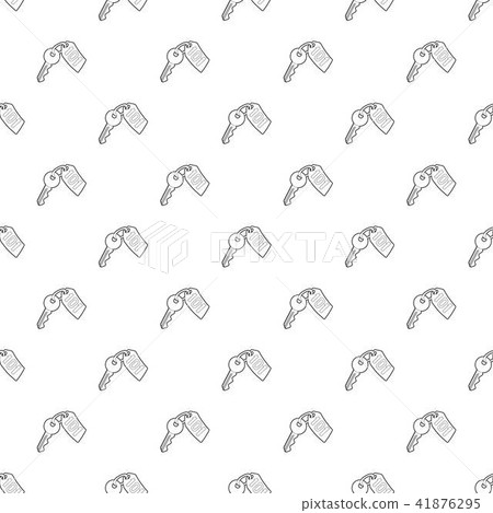 Room key at hotel pattern vector seamless 41876295