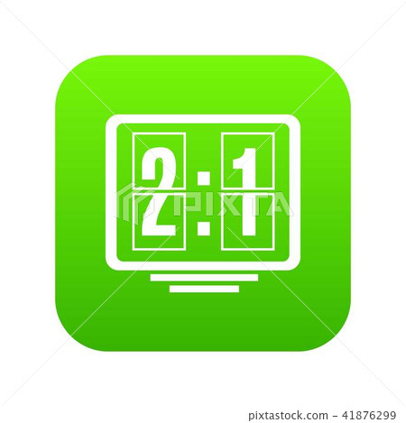 Football scoreboard icon, simple black style 41876299