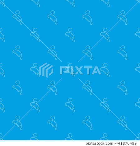 Tennis pattern vector seamless blue - Stock Illustration [41876482] - PIXTA