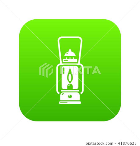 Gas lamp icon, simple black style Gas lamp icon, simple black style 41876623