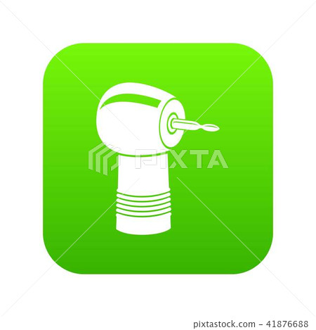 Dental drill icon, simple black style 41876688