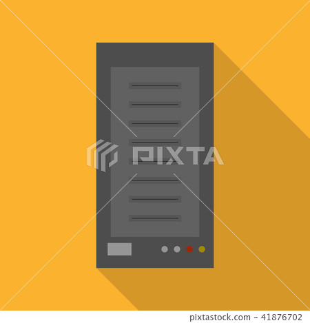 Server computer icon, flat style 41876702