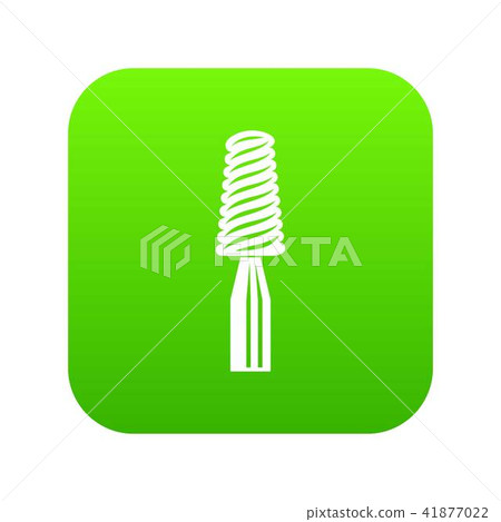 Tooth screw icon, simple black style 41877022