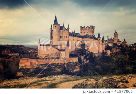Segovia with Alcazar and Cathedral Segovia with Alcazar and Cathedral 41877065