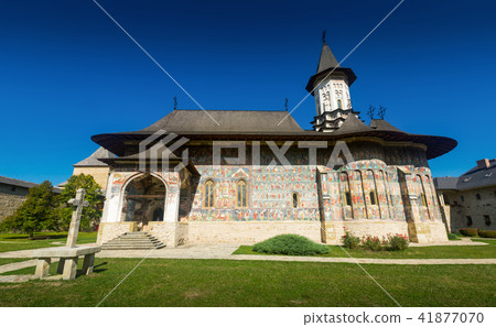 Church of Sucevita Monastery on Bucovina Church of Sucevita Monastery on Bucovina 41877070