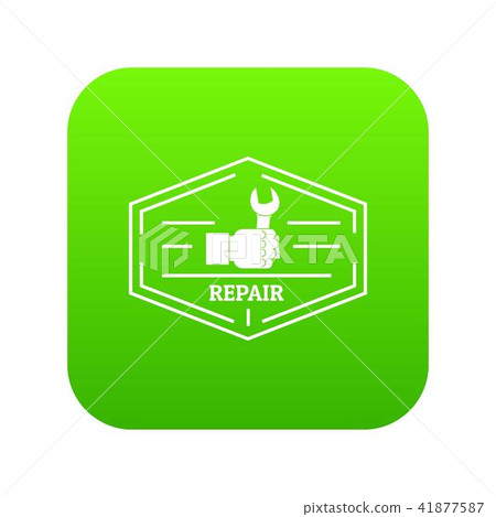 Repair icon green vector 41877587
