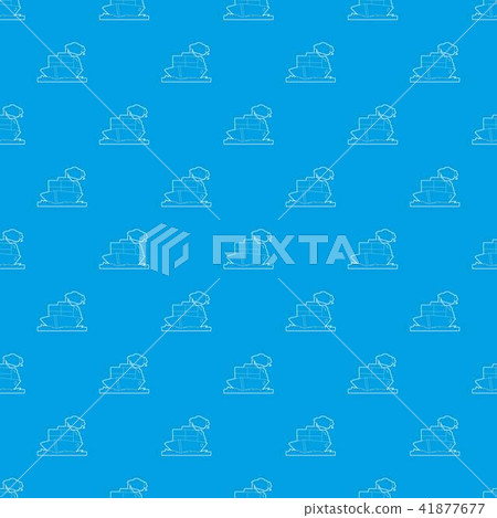Ship pattern vector seamless blue 41877677