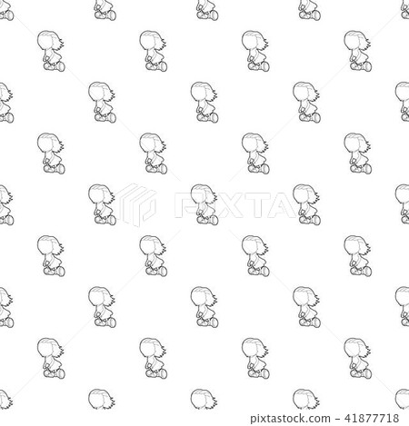 Girl on segway pattern vector seamless Girl on segway pattern vector seamless 41877718