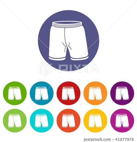Shorts icons set vector color Shorts icons set vector color 41877978