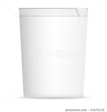 Open yogurt mockup, realistic style 41878116