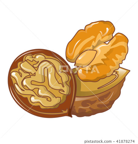 Walnuts icon, cartoon style Walnuts icon, cartoon style 41878274