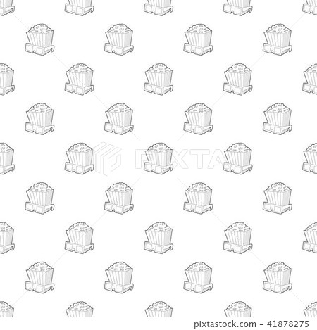 Popcorn pattern vector seamless 41878275