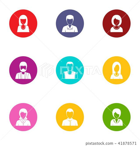 Customization icons set, flat style Customization icons set, flat style 41878571